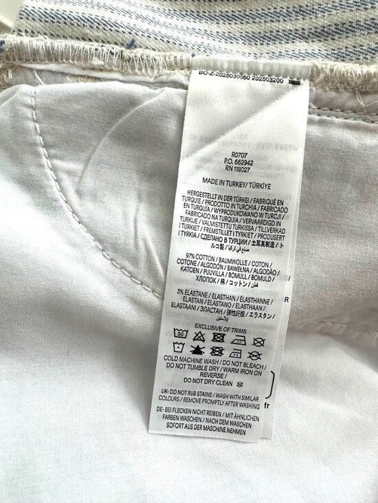 BODEN Brompton Wide leg Trousers Blue Stripe - Picture 5 of 13